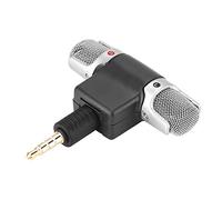 External Microphone, Portable Mini Wireless Microphone, 3.5mm for Sound Recording Video Production PC Recorders Mobile Phones