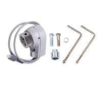 External Needle Positioner, Brushless Synchronous Motor Sensor for Industrial Sewing Machine, Needle Stop Up Down Fixer with Metal Housing and Wrenches, Silver