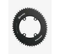 Rotor Aero Oval Q Ring 110 Bcd Chainring Black 50t