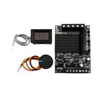 External PWM Brushless Motor Controller with 6-72 V Input | Separate Three-Digit Digital Display, Cable-Connected Speed-Control Knob, Screw-Terminal Wiring, Open Circuit-Board