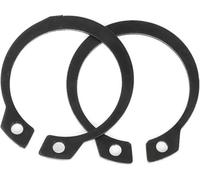 External Retaining Rings, 5-50pcs C Type External Circlip Retaining Rings For Shaft Stainless Carbon Steel Snap(Black,M6)
