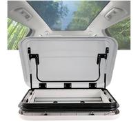 External RV Roof Vent Hatch with LED Light, Bug Net & Sunshade for Camper Trailer Motorhome