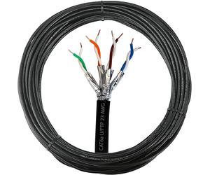 External SHIELDED CAT6A Outdoor Burial Use COPPER Ethernet Cable U/FTP Reel Lot