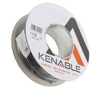External SHIELDED CAT7 Outdoor Use Pure Solid 23AWG COPPER Ethernet Cable S/FTP Reel (Black, 50m) 10gig Networking