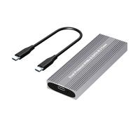 External Solid Disk Enclosure With Double Protocols Toolless Design Aluminum Case USB C 3.2 Solid Disk Enclosure USB C