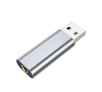 External Sound Card | 3.5mm Aux To USB Plug and Play | Portable USB Audio Interface, Headphones, Laptop, Death
