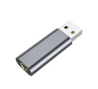 External Sound Card - USB Sound Adapter, USB Sound Card | USB Headphone Adapter 3.5 mm Plug and Play, Single USB Headphone Adapter, Driverless USB Audio for Gaming, League of Legend, Headphones