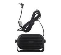 External Speaker for Icom IC-2730, ID-5100, ID-4100, SP-35 Car Radio Speaker with 2m Cable, 360° Adjustable Stand, 5W Max, Black