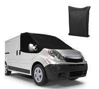 External Thermal Windscreen Cover Compatible With Vauxhall Vivaro 2001-2014 | Luxury Front Screen Window Sunshades 100% Black Out, Block UV Rays, Weatherproof Car Windshield Cover