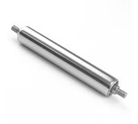 External Thread Conveyor Rollers for Woodworking, Stainless Steel Transmission Replacement Part, Heavy Duty Rollers for Boat Trailer Roller/Conveyor Belt/Reel Mower, Smooth Rolling(D 50 mm,L 150 mm)