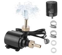External Thread USB Water Pump Set, 500L/H 4W Submersible Pumps, USB Aquarium Pump, Small Fountain Pump with 1.5M Cable, 2 Brass Nozzles, Mini Water Pump