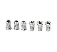 External Threads Guitar String Retainer Caps Rust-Proof Electric Guitar Hardware Ferrules For Long-Lasting Use For Building And Repairing Guitars Accessories
