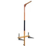 External Unit Hoisting Bracket with Winch Set, Side Swing Folding Lifting Small Crane for Air Conditioner Installation, Manual Hoist Mounting Tool