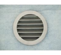 External Weather louvre, 150mm Diameter, cast Aluminium, Ventilation, ducting, Round Circular Exterior Wall Grille