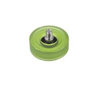 Externally Threaded Polyurethane Molded Bearing PU60848-16C1L10M8 Rubberized Bearing with Threaded Guide Wheel