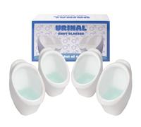 Extguds Urinal Shot Glasses, Pack of Funny 0.8 oz Glasses for Bachelor Party, White Elephant Gifts, Gag Mug Set, Adult Novelty Cool Toilet-Themed Party Glasses