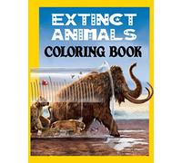 Extinct Animals Coloring Book: Big Paleofauna Coloring Book With 204 Pages 8.5*11 (include names and info about animals)