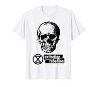 Extinction Rebellion Skull Design T-Shirt