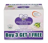 Extr.a Moisturizing Baby Soap 75 g | Buy 3 Get 1 Free | No 1 Doctor prescribed brand | Aloe, Olive, Milk| Cleanses & Moisturizes baby's skin