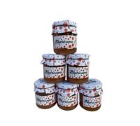 Extra Apricot jam, Made with Organic Fruit from Zaragoza, Ideal for breakfasts, Snacks and Desserts, 80% Fruit, Traditional Recipe, Pack 6 x 200 g
