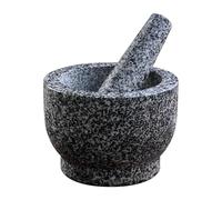 Extra Big Rock Grinding Bowl and Pounder Kitchen Tool for Crushing Ingredients Seasonings and Snacks Plant Crusher Rock Set