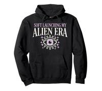 Extra Celestial Girl Alien Glam Not From This Planet Gift Pullover Hoodie