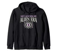 Extra Celestial Girl Alien Glam Not From This Planet Gift Zip Hoodie