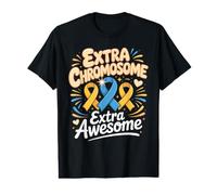 Extra Chromosome Extra Awesome Down Syndrome Awareness Value Graphic T-Shirt