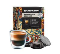 EXTRA CREAM Coffee (192 Pods) compatible with Lavazza A Modo Mio | Pack 192 pods (12 x 16) | Extra Cream Coffee full-bodied and intense, with double velvety crema