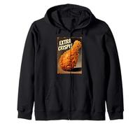 Extra Crispy Fried Chicken Zip Hoodie