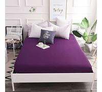 Extra Deep 40cm Fitted Sheets Easy Care Polycotton Cotton Rich Deep Fitted Bed Sheets (Berry, Single)