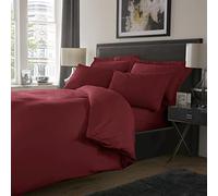 Extra Deep Fitted Sheet 800TC Cotton Rich Bedding Super Soft & Durable [Single, Burgundy]