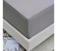 Extra Deep Fitted sheets 16'' / 40 cm Deep, Single - Grey