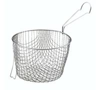 Extra Deep Professional Stainless Steel Chip and Deep Frying Basket for Kitchen