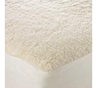 Extra Deep Thermal Fleece Underblanket Fitted Single Bed Mattress Protector, 30cm/12" Warm Teddy Bear Fleece Single Mattress Toppers, Sheepskin Fitted Sheet Bed Covers 90x190cm