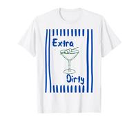 Extra Dirty Martini Cocktail Old Money Aesthetic Martini T-Shirt