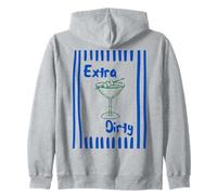 Extra Dirty Martini cocktail Old Money Aesthetic Martini Zip Hoodie