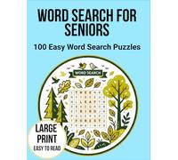 Extra Easy Large Print Word Search for Seniors: Designed for Gentle Memory Support: Nature, Animals, Garden, Farm & Outdoor Themes 100 Relaxing Puzzles with Solutions (Brain Games Activities)