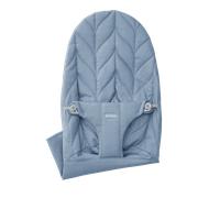 Extra Fabric Seat for Bouncer Bliss - Blue / Woven, Petal quilt