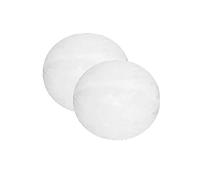 Extra Fill Plump Cushion Inner Pads (Pack of 2), Round (12") | 100% Hollowfibre Cushions Inners Fillers Scatters - Cushion Stuffer Inserts, Hollowfibre Pillows (White)