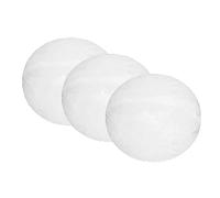 Extra Fill Plump Cushion Inner Pads (Pack of 3), Round (12") | 100% Hollowfibre Cushions Inners Fillers Scatters - Cushion Stuffer Inserts, Hollowfibre Pillows (White)
