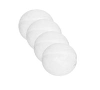 Extra Fill Plump Cushion Inner Pads (Pack of 4), Round (18") | 100% Hollowfibre Cushions Inners Fillers Scatters - Cushion Stuffer Inserts, Hollowfibre Pillows (White)