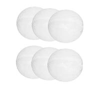 Extra Fill Plump Cushion Inner Pads (Pack of 6), Round (18") | 100% Hollowfibre Cushions Inners Fillers Scatters - Cushion Stuffer Inserts, Hollowfibre Pillows (White)