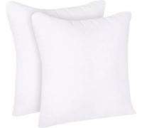Extra Fill Plump Hollowfibre Cushions Pads Super Soft Inners Fillers Scatters Quick Rebound Fluffy Cushion Stuffer Inserts, Perfect for Sofa Bed Office Car or Pets Cushion (26 x 26 inch Pack of 2)