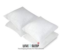 (Extra Filled 4 Pack) Cushion Pads Pillow Inserts Shams Square Extra Filled Plump Inner Fillers Stuffer Square Polyester 45 x 45 (18*18) Pack of 2 or 4