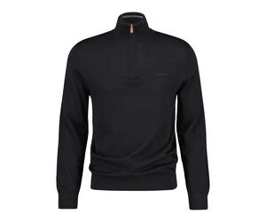 Extra-Fine Merino Wool 1/2 Zip Gant Noir L