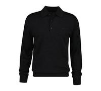 Extra-Fine Merino Wool Long Sleeve Polo Gant Gris L