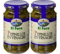 Extra-Fine Spanish Gherkins in Vinegar - Crisp, Tangy & Perfectly Balanced 2x 190g