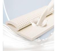 Extra-Firm Latex Mattress Topper for Pressure Relief and Support in Shoulders, Hips, Back, Knees