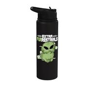 Extra Furrestrials Alien Celestial Dog Lover Outer Space UFO Stainless Steel Insulated Water Bottle